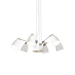 Lámpara colgante MD2227-WH Lumiere Largo 90 Ancho 50 Alto 150