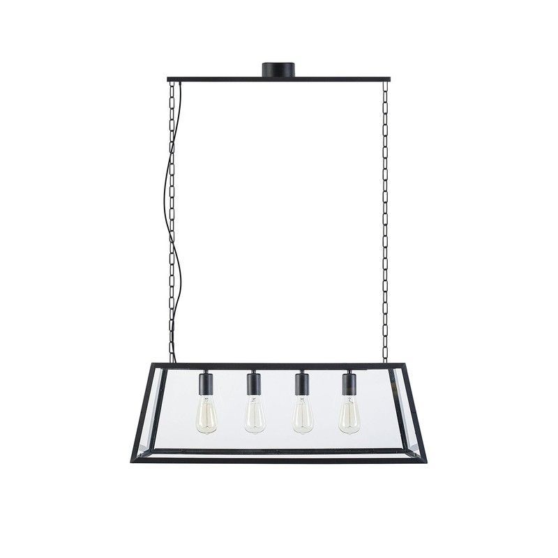 Lámpara colgante MD6205-BK Lumiere Largo 72 Ancho 30 Alto 30