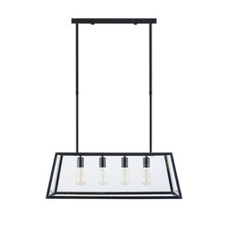 Lámpara colgante MD6206-BK Lumiere Largo 72 Ancho 28 Alto 28