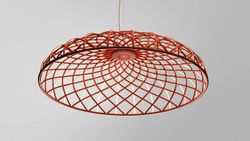 Lámpara colgante Skynest Rojo