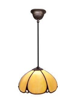 Lámpara Colgante Tiffany Serie Virginia Diámetro 20cm Tiffan y Luz
