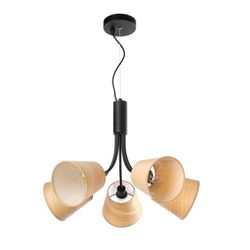 Lámpara de colgar Serie Asia con 5 pantallas