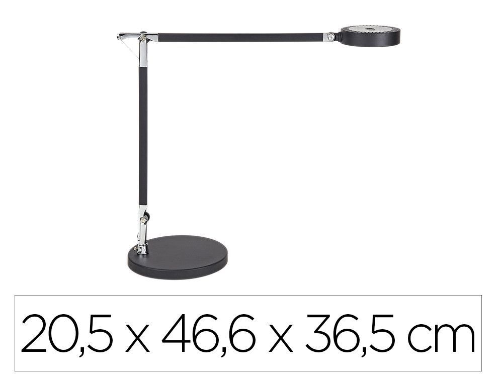 Lampara de escritorio maul led grace color vario color negro 205x466x365 mm