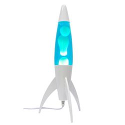 Lámpara de lava Rocket Azul Fisura