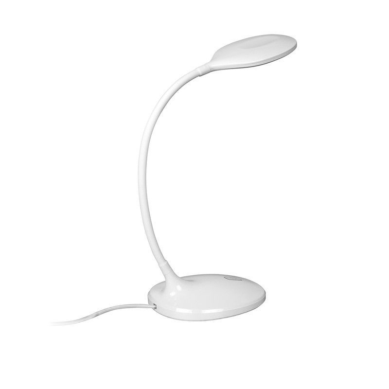 Lámpara de Mesa Led Scoop Blanco, 32x17x42cm