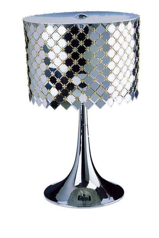 Lámpara de sobremesa de aluminio Serie Llantia diámetro 30cm