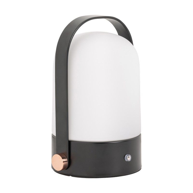 Lámpara De Sobremesa Kaila de hierro en natural, 16 x 13 x 24 cm