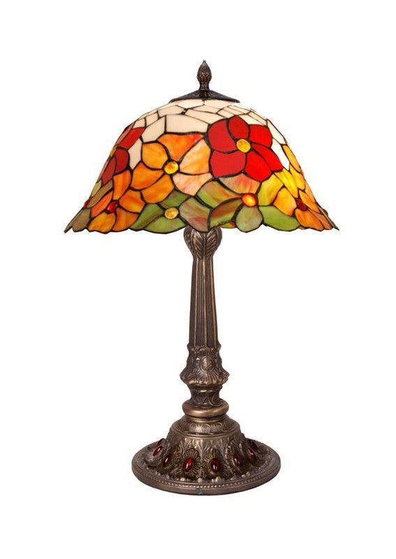 Lámpara De Sobremesa Tiffany Serie Bell Diámetro 40cm Tiffan y Luz