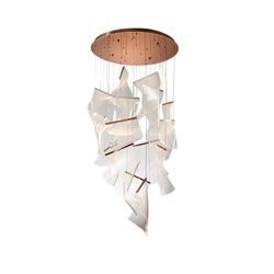 Lámpara de techo de metacrilato, Ø 70 x 215 cm | Velos