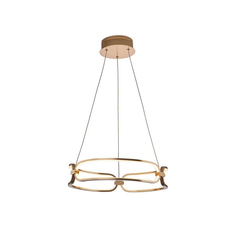 Lámpara de techo S de aluminio rosa, Ø 47 x 10 cm | Colette