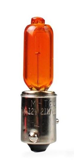 Lámpara Halógena M-Tech Baw9s 12v/21w Ámbar Hy21w - Pack De 10 Unidades