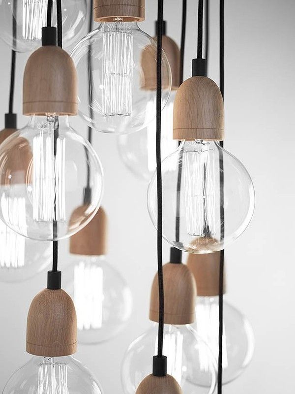 Lámpara interior colgante ilde wood max s7 led