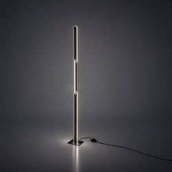 Lampara led de pie Sindri negro