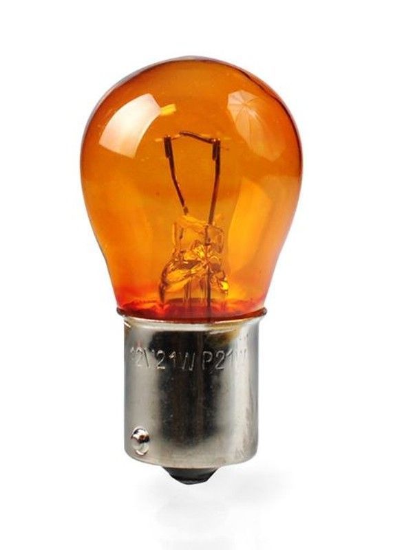 Lámpara M-Tech Ba15s 12v/21w S25 Ámbar - Pack De 10 Unidades
