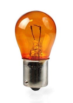 Lámpara M-Tech Ba15s 12v/21w S25 Ámbar - Pack De 10 Unidades