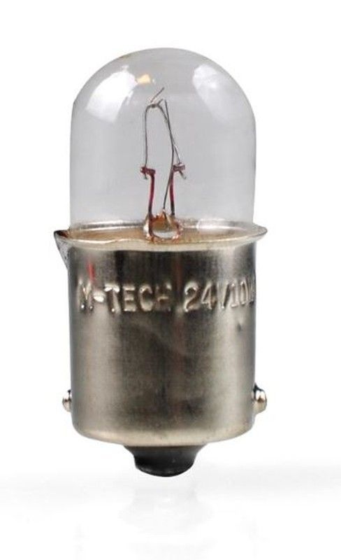 Lámpara M-Tech Ba15s 24v/10w G18 Cóncava - Pack De 10 Unidades