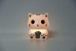 Lámpara Nocturna Gato Blanco ITotal Ideal Regalo