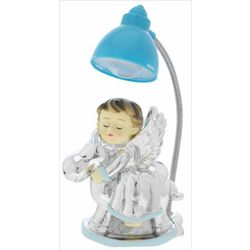 Lampara Plástico 10-13cm B4188-05C Celeste Ángel Carga USB