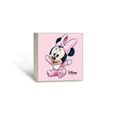 Lampara Plástico 14x14cm D570RA Luz Nocturna Minnie Mouse Rosa