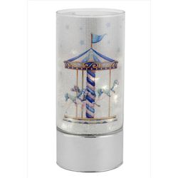 Lampara Plástico 20cm B4183-20C Luz Nocturna Celeste Carrusel