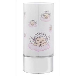 Lampara Plástico 20cm B4193-20R Rosa Ángeles-Nubes