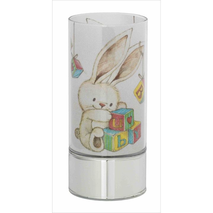 Lampara Plástico 20cm B4215-20 Cristal Decoración Conejo-Juguetes