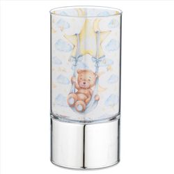 Lampara Plástico B4203-04 Celeste Oso En Columpio