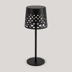 Lampara Solar de Mesa Negra Gretita  New Garden
