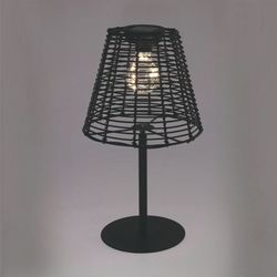 Lámpara Solar Negra 20X33 Cm