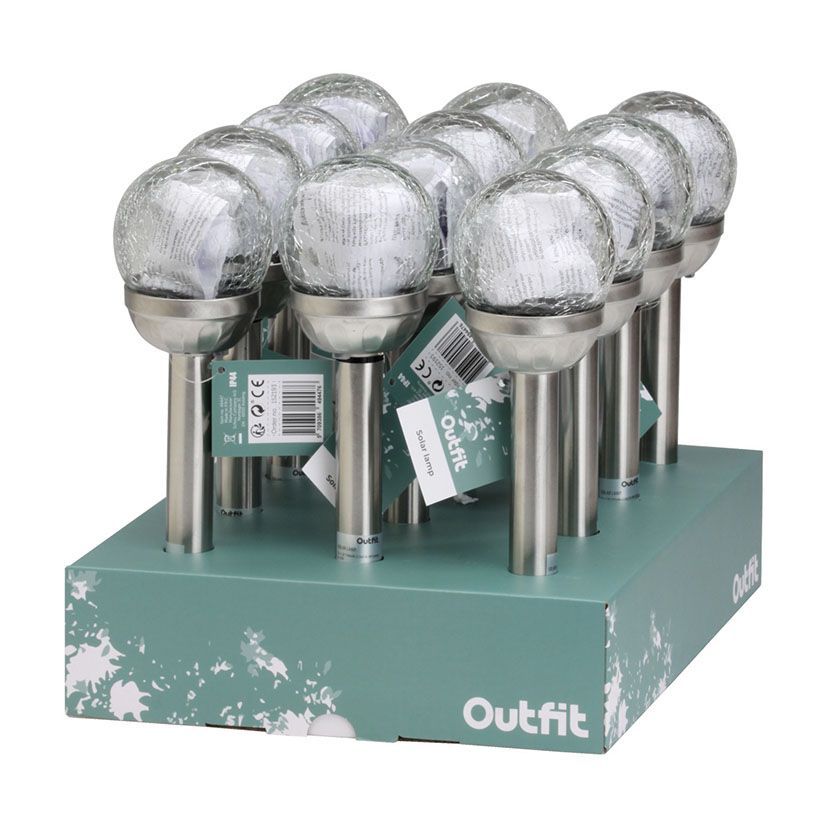 Lampara Solar Pack 12Un