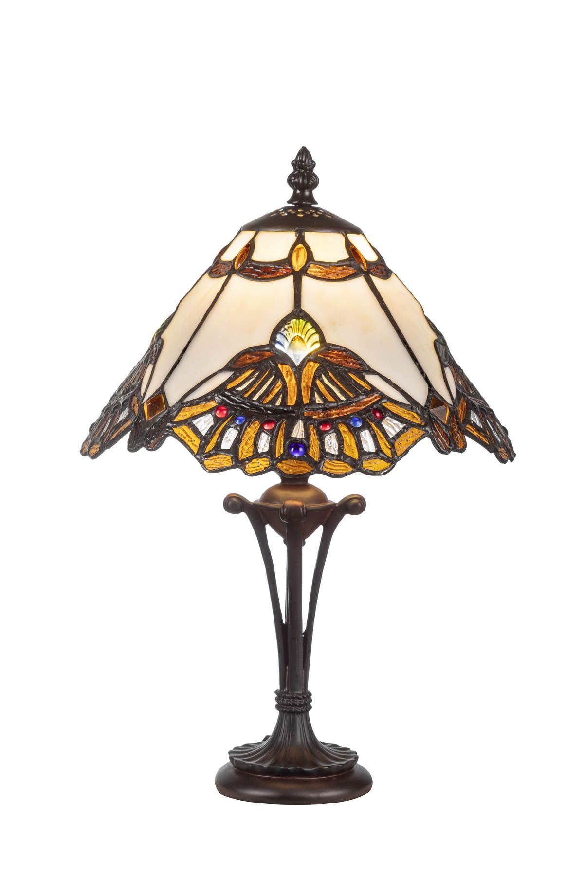 Lámpara Tiffany Clásica con Base con estilo diámetro 25 cm