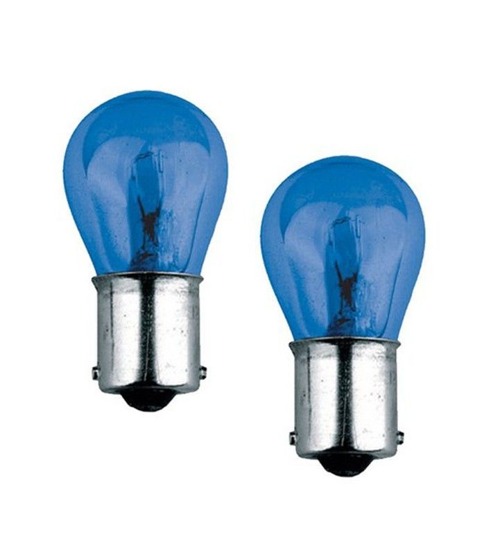 lamparas 12v 21w (BA15) 1 polo Hiper blanca con casquillo