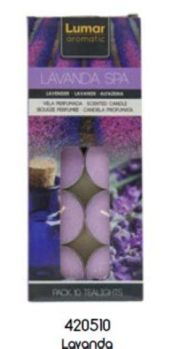 Lamparilla Aluminio 10 Un. Perf. Lavanda