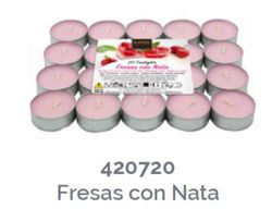 Lamparilla Aluminio  Perf.Fresa Nata