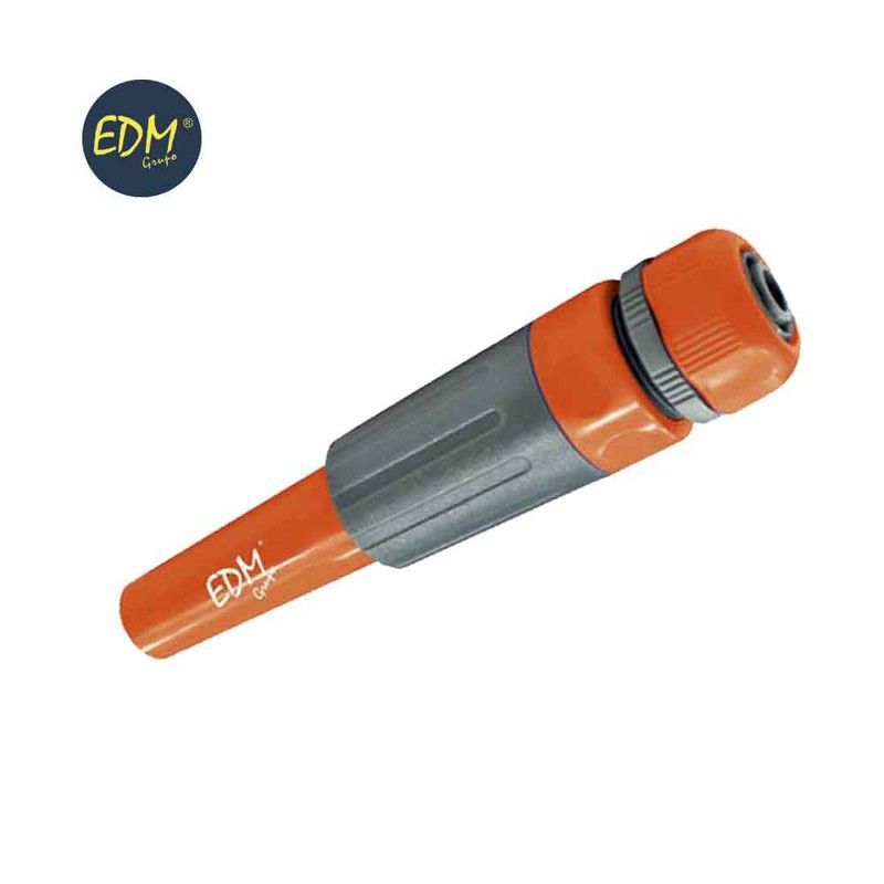 Lanza de riego regulable con abrazadera de 19mm 3/4 " (blister) edm