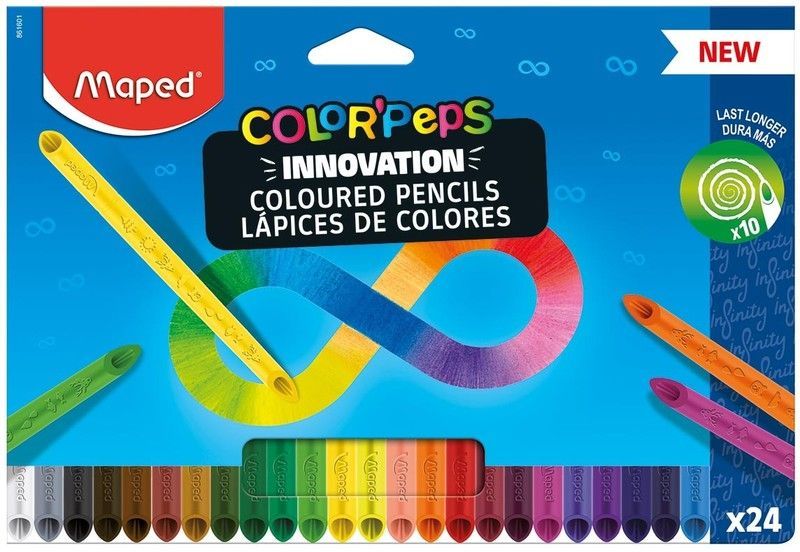 Lápices Color Peps Ininity caja de 24 unidades