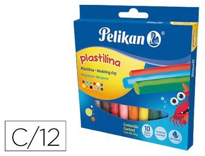 Lapices de colores alpino borrable con goma caja de 12 colores surtidos