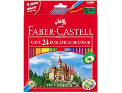 Lápices de colores hexagonales Faber Castell (24 unidades)