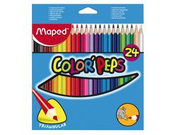 Lápices de colores Maped estuche 24 unidades