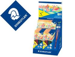 Lapices de colores staedtler wopex ecologico expositor de 20 cajas de 12 colores y 5 cajas de 24 colores