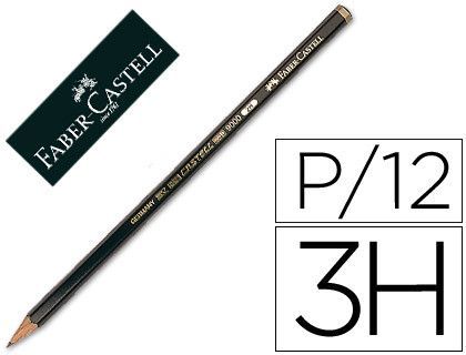 Lapices de Grafito Faber 9000 3H -Unidad