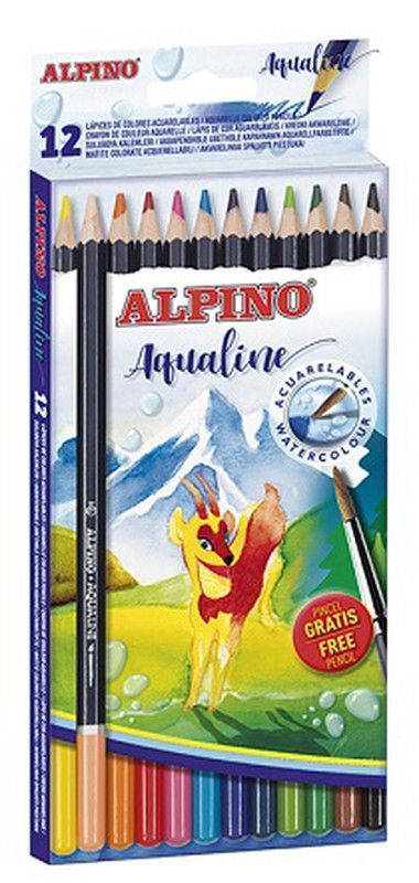 Lápiz color ALPINO Aqualine 12 und.