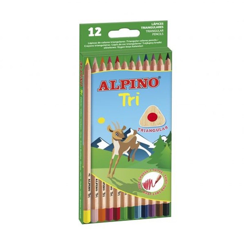 Lápiz color ALPINO TRI 12 colores
