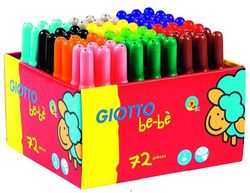 Lápiz color GIOTTO be-bé Schoolpack súper grandes 72 und + 3 sacapuntas