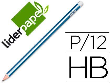 Lapiz de Grafito Sin Goma Liderpapel Triangular