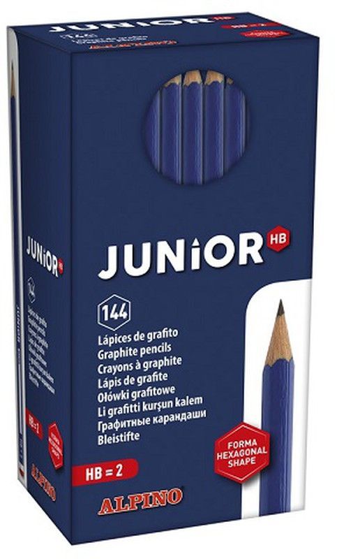Lápiz grafito ALPINO Junior Economy pack 144 und.