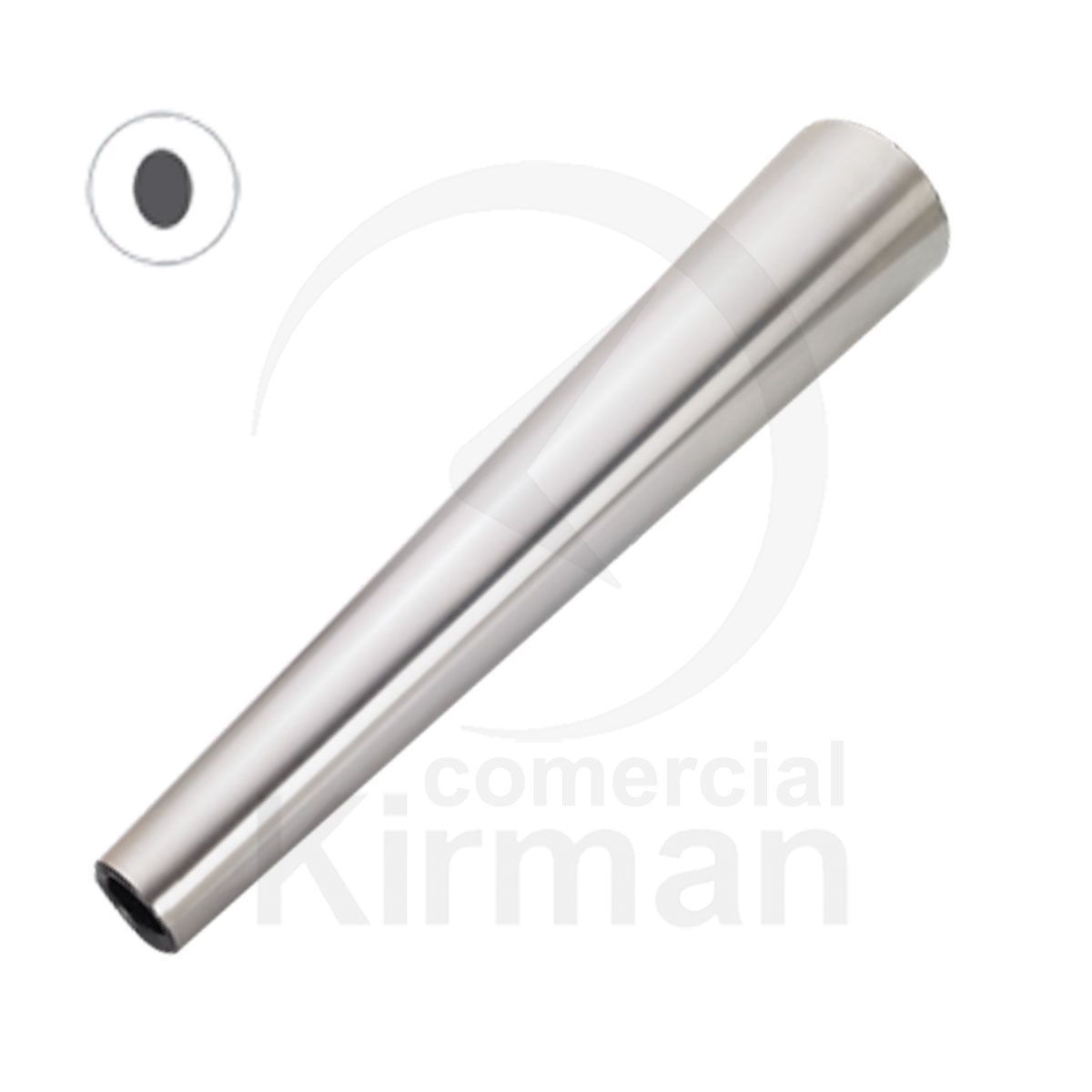 Lastra Acero 380mm 28160 Oval Para Pulseras De 38-75mm