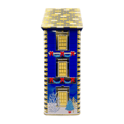 Lata bombones praliné leche 'Townhouse' azul 150g