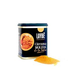 Lata Cúrcuma Molida Laybé Especies Gourmet 80 grs