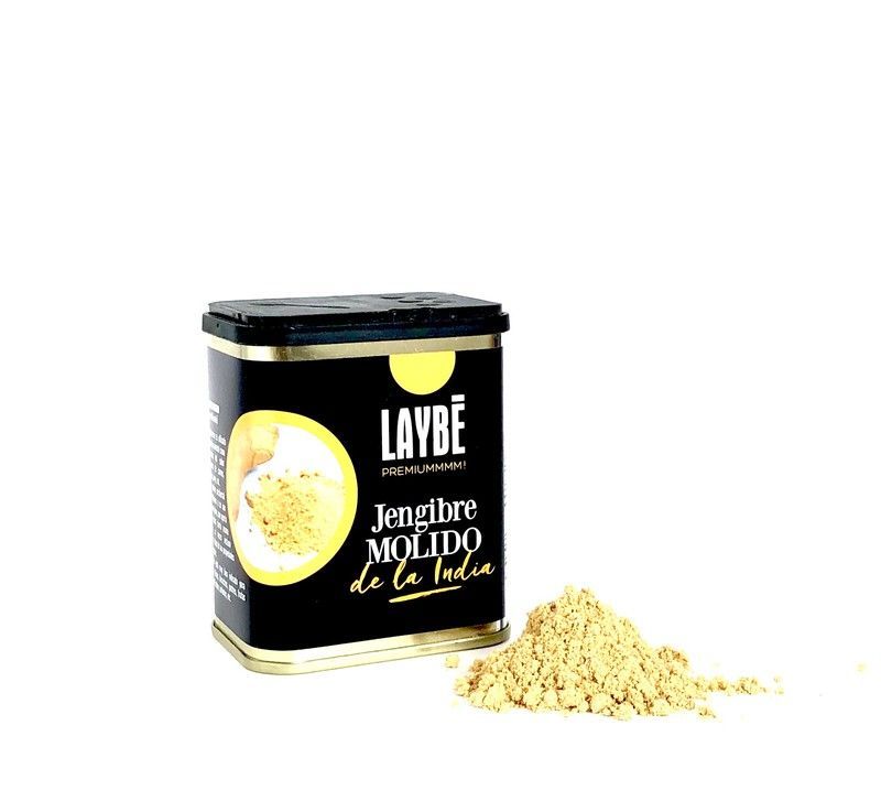 Lata Jengibre Molido Laybé Especies Gourmet 70 grs